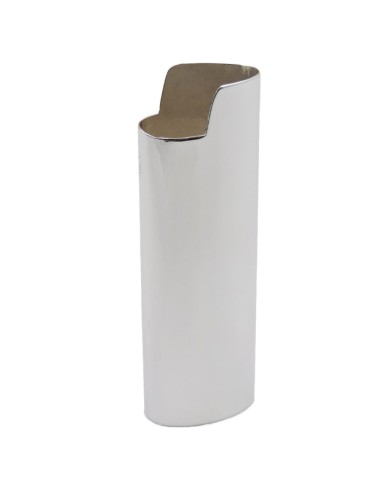 Customizable Big 925 Sterling Silver Lighter Holder