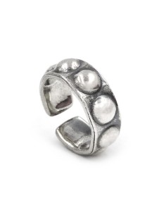 Anello Fascia con Borchie in Argento 925 