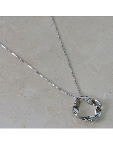Sterlingsilber Halskette mit Bandanhänger