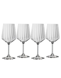 Bicchieri Vino Rosso in Cristallo Lifestyle Set da 4