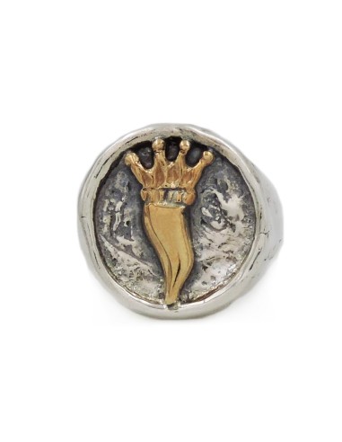 925er Sterlingsilber Glückshorn Ring