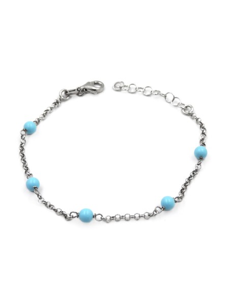 925 Sterling Silver Bracelet with Turquoise 