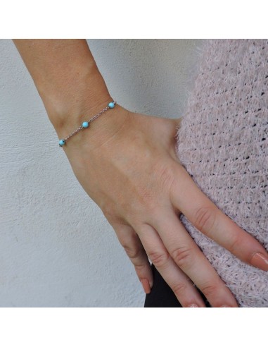 925 Sterling Silver Bracelet with Turquoise 