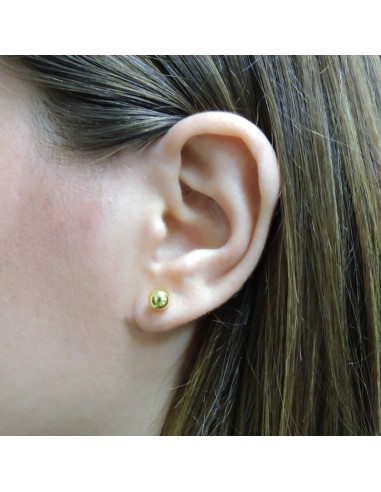 Orecchini Pallina in Argento 925 Placcato Oro...