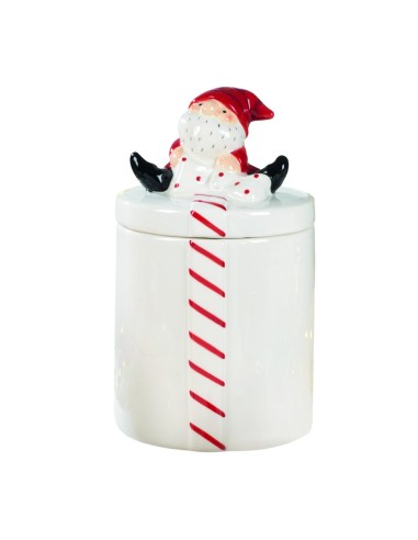Barattolo in Ceramica Babbo Natale