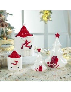Weihnachtsbaumkerzenhalter aus Keramik 2