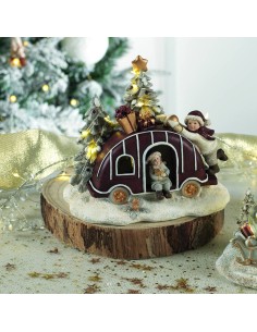 Christmas Car Decoration with LED Lights 2