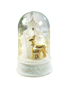 Glass Dome Christmas Decoration with LED