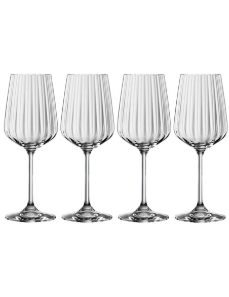 Bicchieri Vino Bianco in Cristallo Lifestyle Set da 4