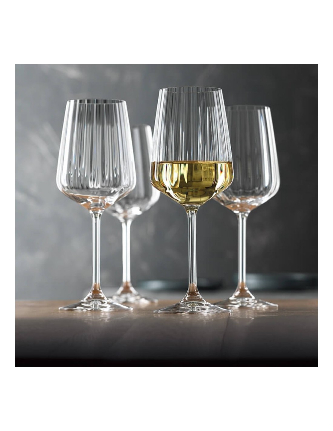Made In Set Di 4 Bicchieri Da Vino Rosso, Lavabili In Lavastoviglie, Altezza 23.4 Cm, Capacità 708ml – Cristallo Trasparente Senza Metalli Pesanti