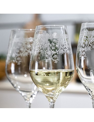 Bicchieri Champagne in Cristallo Arabesque Set...