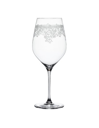 Bicchieri Vino Bordeaux in Cristallo Arabesque...