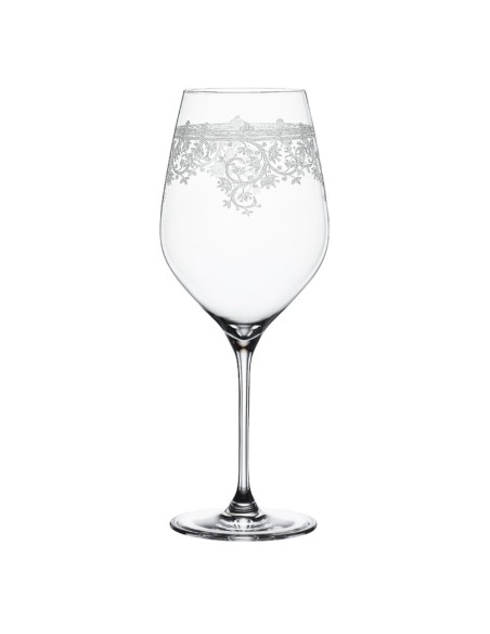 Bicchieri Vino Bordeaux in Cristallo Arabesque Set da 2