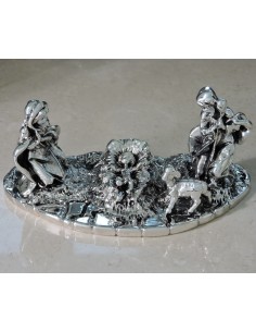 Presepe in Laminato Argento  2