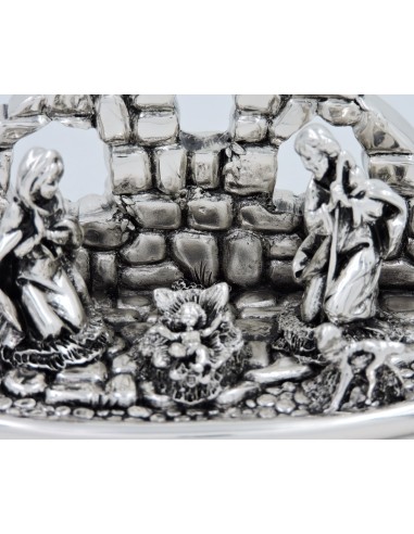Natività in Laminato Argento 
