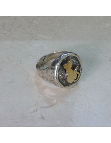 925er Sterlingsilber Katznenring