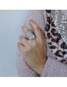 925er Sterlingsilber Hörner-Symbol Ring 2