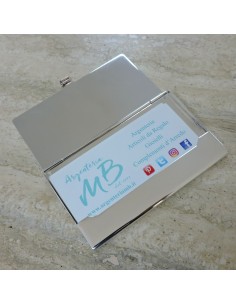 Customizable Sterling Silver Business Card Case 2