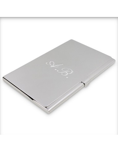 Customizable Sterling Silver Business Card Case
