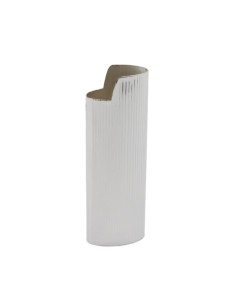 Sterling Silver Lighter Holder Vertical Lines