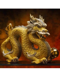 Chinese Dragon Ceramic Sculpture Limited Edition 2