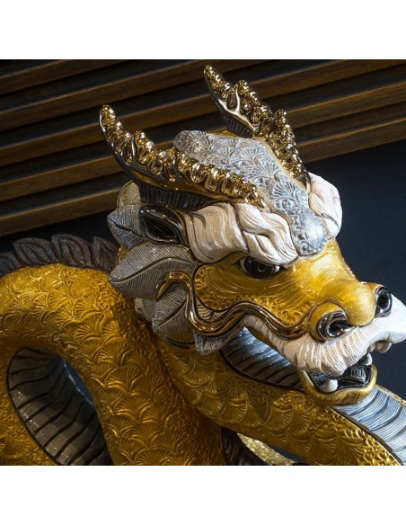 Chinese Dragon Ceramic Sculpture Limited Edition