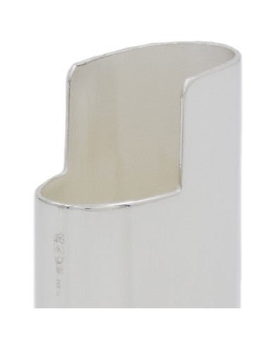 Sterling Silver Lighter Holder Flowers Pattern
