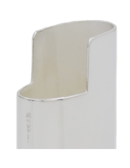 Sterling Silver Lighter Holder Flowers Pattern