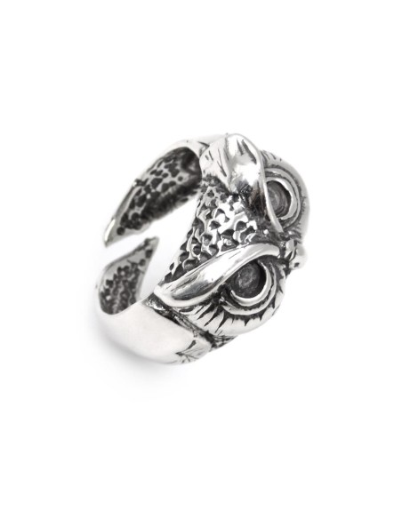 Sterling Silver Owl Ring 