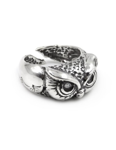 Sterling Silver Owl Ring 