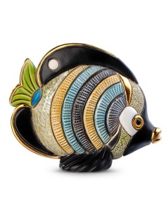 Falterfisch Keramikskulptur