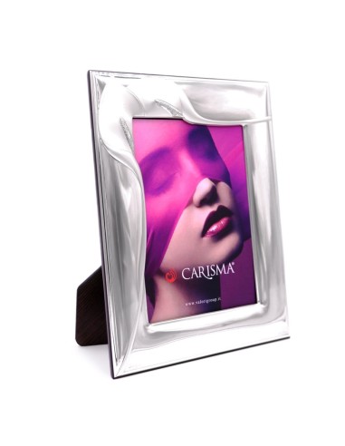 Cornice Portafoto Satinata Calle cm 13x18 in Argento