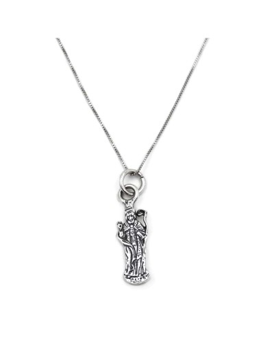 Sterling Silver Saint Nicholas Necklace 
