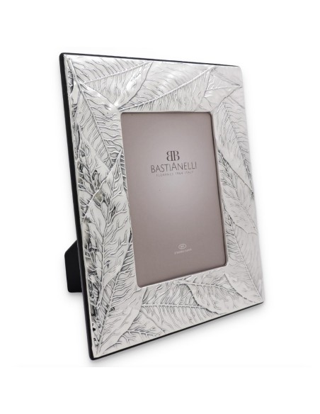 925 Sterling Silver Photo Frame Leaves 5x7
