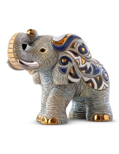 Afrikanischer Elefant Keramikskulptur