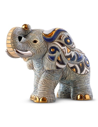 Afrikanischer Elefant Keramikskulptur