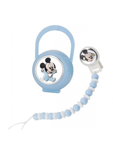 Set Box Porta Ciuccio Disney Mickey Mouse Baby 