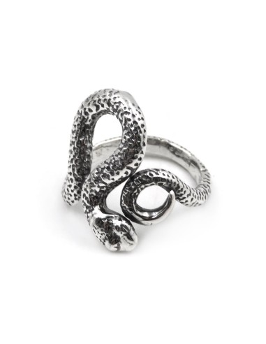 925 Sterling Silver Snake Ring 