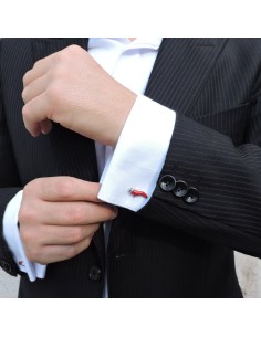 Sterling Silver Lucky Horn Cufflinks  2
