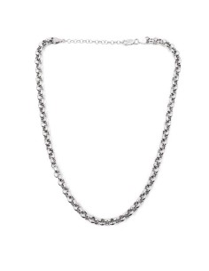 Dicke Rolo-Halskette aus 925er Sterlingsilber