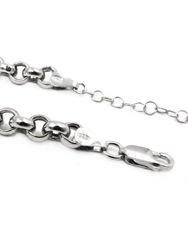 Dicke Rolo-Halskette aus 925er Sterlingsilber