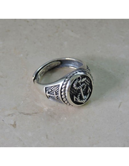 Ankerring aus 925er Sterlingsilber