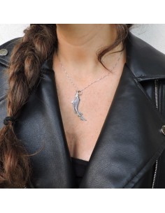 Collana Ciondolo Storione in Argento 2
