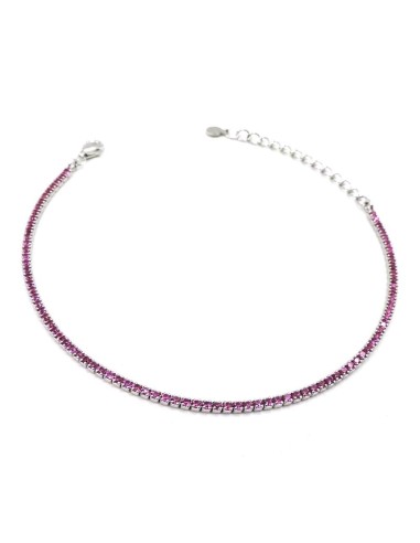Dünnes Tennisarmband aus 925er Sterlingsilber...