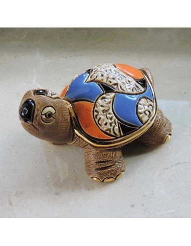 Tartaruga del Mediterraneo Baby Scultura in...