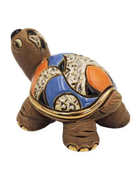 Mediterrane Schildkröte Baby Keramikskulptur