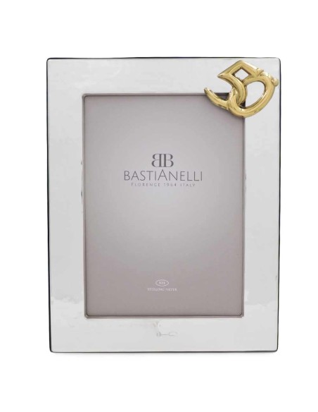 Sterlingsilber Bilderrahmen zum 50 Hochzeitstag 13x18