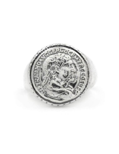 925er Sterlingsilber Römischer Sesterz Münzring