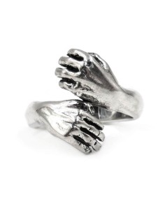 Umarmungsring aus 925er Sterlingsilber
