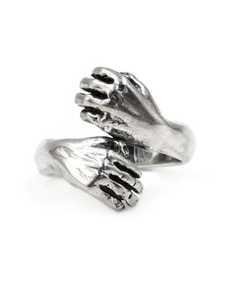 Umarmungsring aus 925er Sterlingsilber